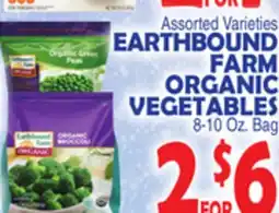 Bravo Supermarkets EARTHBOUND FARM ORGANIC VEGETABLES 8-10 Oz. Bag offer