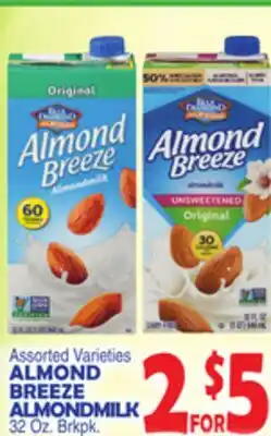 Bravo Supermarkets ALMOND BREEZE ALMONDMILK offer