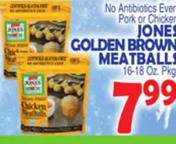 Bravo Supermarkets JONES GOLDEN BROWN MEATBALLS offer