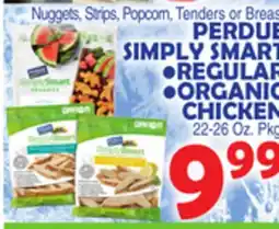 Bravo Supermarkets PERDUE SIMPLY SMART • REGULAR • ORGANIC CHICKEN 22-26 Oz. Pkg offer