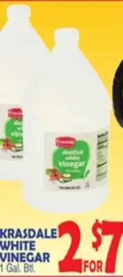 Bravo Supermarkets KRASDALE WHITE VINEGAR offer