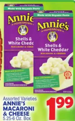 Bravo Supermarkets Annie's Macaroni & Cheese offer