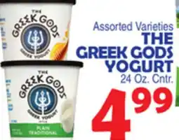 Bravo Supermarkets THE GREEK GODS YOGURT offer