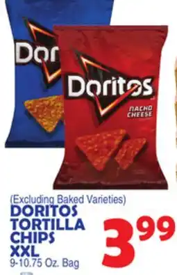Bravo Supermarkets DORITOS TORTILLA CHIPS XXL offer