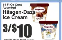 The Food Emporium 14 FL Oz Cont Assorted Häagen-Dazs Ice Cream offer