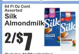 The Food Emporium 64 Fl Oz Cont Assorted Silk Almondmilk offer