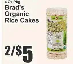 The Food Emporium Brad's Organic Rice Cakes offer