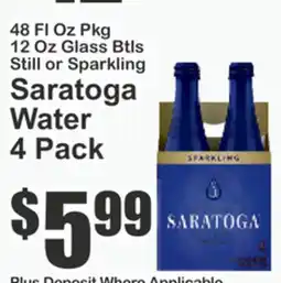 The Food Emporium Saratoga Water Pack offer