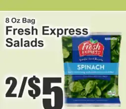 The Food Emporium Bag Fresh Express Salads offer