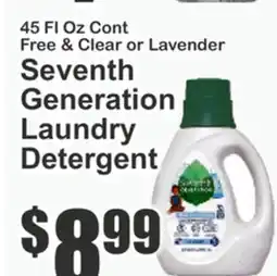 The Food Emporium Seventh Generation Laundry Detergent offer