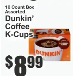 The Food Emporium Dunkin' Coffee K-Cups offer