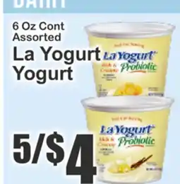 The Food Emporium 6 Oz Cont Assorted La Yogurt offer