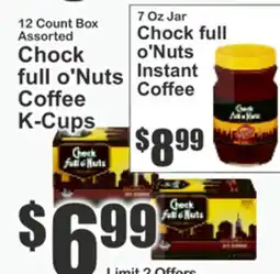 The Food Emporium 12 Count Box Assorted Chock full o'Nuts Coffee K-Cups offer