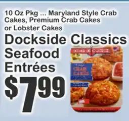 The Food Emporium Dockside Classics Seafood Entrées offer