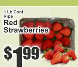 The Food Emporium 1 Lb Cont Ripe Red Strawberries offer
