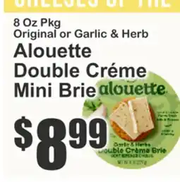 The Food Emporium Alouette Double Cheese Mini Bri offer