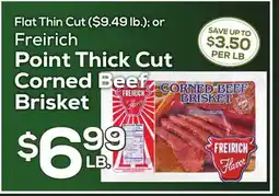 DeCicco & Sons Freirich Point Thick Cut Corned Beef Brisket offer