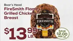 DeCicco & Sons Boar's Head FireSmith Flame Grilled Chicken Breast offer