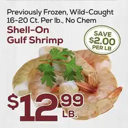 DeCicco & Sons Shell-On Gulf Shrimp offer