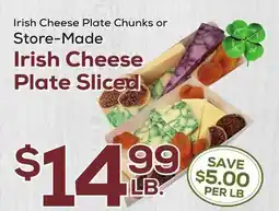 DeCicco & Sons Store-Made Irish Cheese Plate Sliced offer