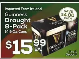DeCicco & Sons Guinness Draught 8-Pack offer