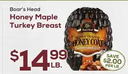 DeCicco & Sons Boar's Head Honey Maple Turkey Breast offer