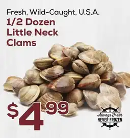 DeCicco & Sons 1/2 Dozen Little Neck Clams offer