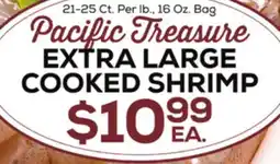 DeCicco & Sons Pacific Treasure Extra Large Cooked Shrimp offer