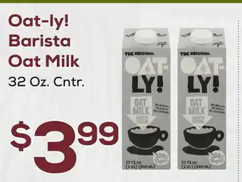 DeCicco & Sons Oat-ly! Barista Oat Milk offer