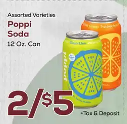 DeCicco & Sons Poppi Soda 12 oz.Can offer