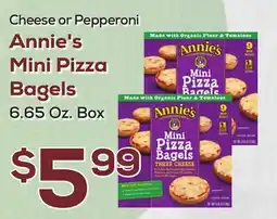 DeCicco & Sons Annie's Mini Pizza Bagels offer