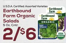 DeCicco & Sons Earthbound Farm Organic Salads offer