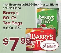 DeCicco & Sons Barry's 80-Ct. Tea Bags 8.8 Oz. Box offer