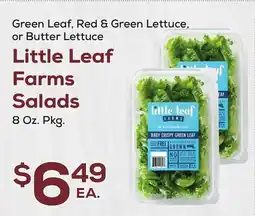 DeCicco & Sons Little Leaf Farms Salads 8 OZ. PKG offer