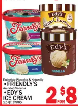 C Town FRIENDLY'S, EDY'S ICE CREAM offer
