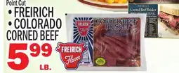 C Town FREIRICH, COLORADO CORNED BEEF offer