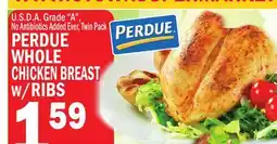 C Town PERDUE WHOLE CHICKEN BREAST W/RIBS offer