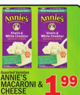 C Town ANNIE'S MACARONI & CHEESE offer