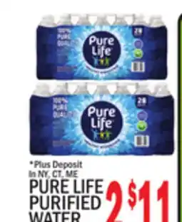 C Town PURE LIFE PURIFIED WATER offer