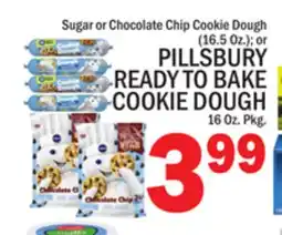C Town PILLSBURY READY TO BAKE COOKIE DOUGH offer