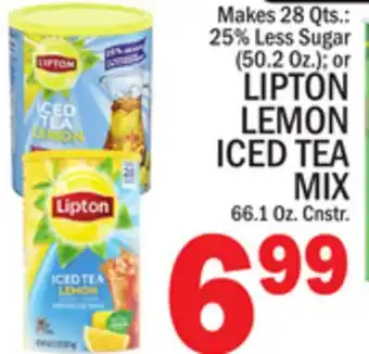 C Town LIPTON LEMON ICED TEA MIX offer