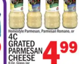 C Town 4C GRATED PARMESAN CHEESE offer