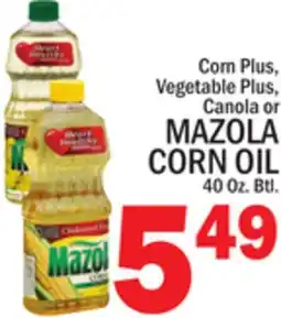 C Town MAZOLA CORN OIL 40 Oz. Btl offer