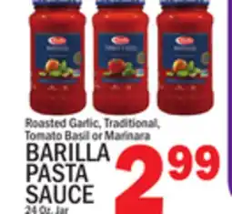 C Town BARILLA PASTA SAUCE offer