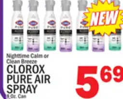 C Town CLOROX PURE AIR PURE AIR SPRAY offer