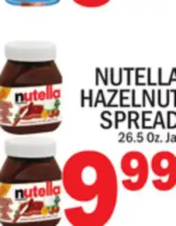 C Town NUTELLA HAZELNUT SPREAD offer