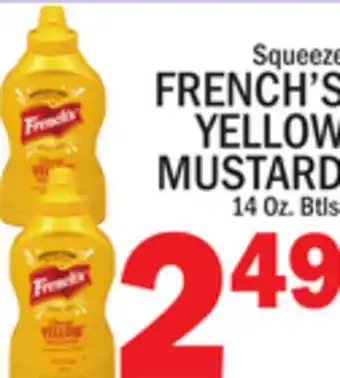 C Town FRENCH'S YELLOW MUSTARD offer