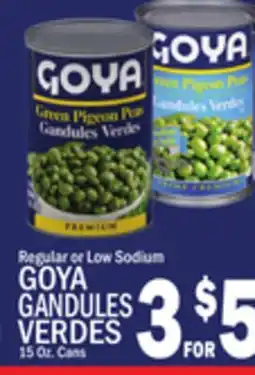 C Town GOYA GANDULES VERDES offer
