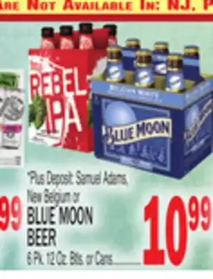 C Town BLUE MOON BEER offer