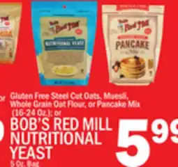 C Town BOB'S RED MILL NUTRITIONAL YEAST 5 Oz. Bag offer